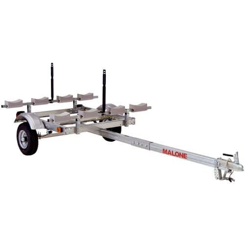 Malone EcoLight Trailer with Kayak Stacker Carries 4 Kayaks 5