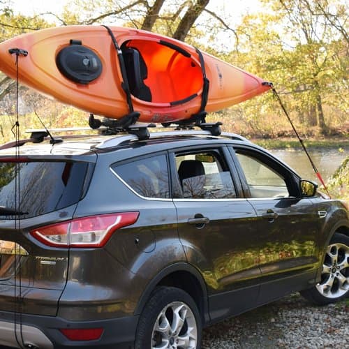 Malone FoldAway J-Style Folding Kayak Carrier with Straps 4