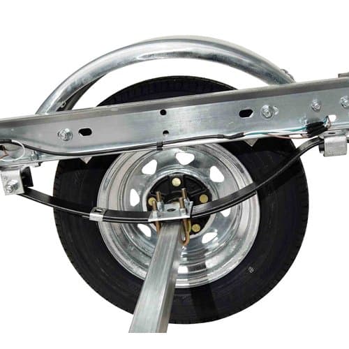 Malone MicroSport Trailer, Spare Tire, 2 SeaWing Kayak Racks 10