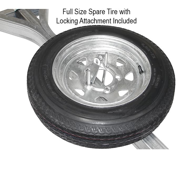spare tire kit for MicroSport™ LowBed™ 6 E-Bike Trailer Package