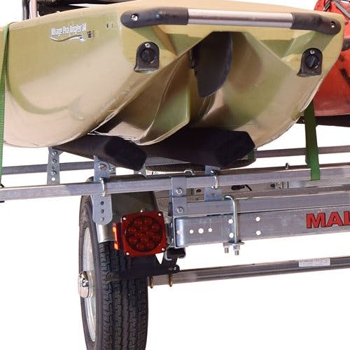 Malone MicroSport LowBed Kayak Trailer, 2 Bunk Set Package 7