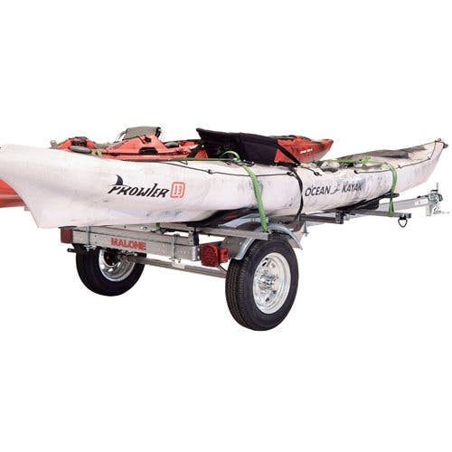 Malone MicroSport LowBed Kayak Trailer, 2 MegaWing Package 2
