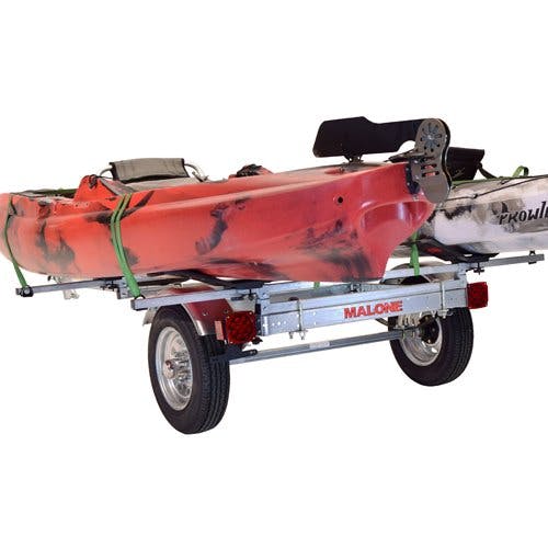 Malone MicroSport LowBed Kayak Trailer, 2 MegaWing Package 3