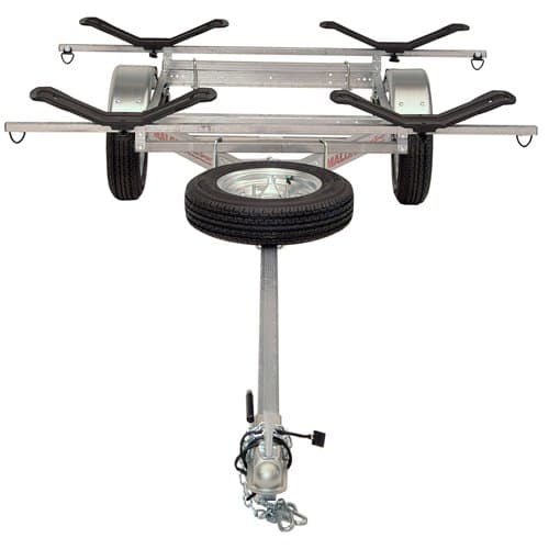 Malone MicroSport LowBed Kayak Trailer, 2 MegaWing Package 4