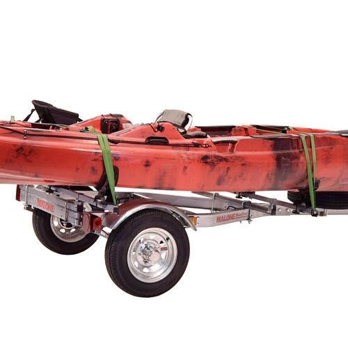 Malone MicroSport LowBed Kayak Trailer, 2 SaddleUp Pro Kits 2