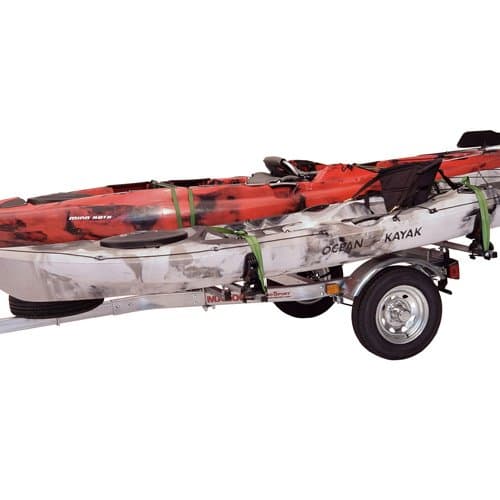 Malone MicroSport LowBed Kayak Trailer, 2 SaddleUp Pro Kits 3
