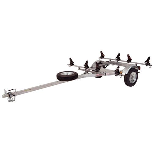 Malone MicroSport LowBed Kayak Trailer, 2 SaddleUp Pro Kits 6