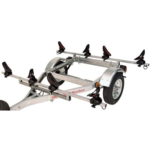 Malone MicroSport LowBed Kayak Trailer, 2 SaddleUp Pro Kits 7