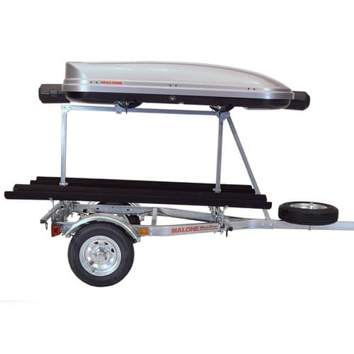Malone MicroSport 2 Tier LowBed Trailer, 2 Kayak Bunk Kits 5