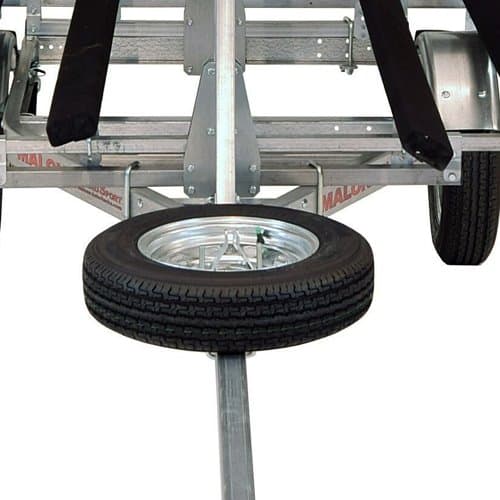 Malone MicroSport 2 Tier LowBed Trailer, 2 Kayak Bunk Kits 6