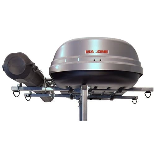 Malone MicroSport 2 Tier LowBed Trailer, 2 Kayak Bunk Kits 9