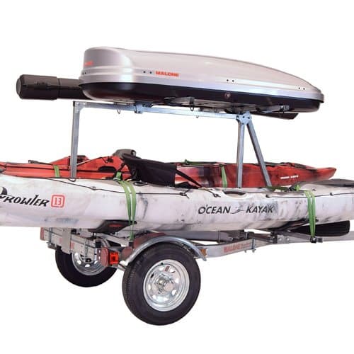 Malone MicroSport 2 Tier LowBed Trailer with 2 Mega Wings 2