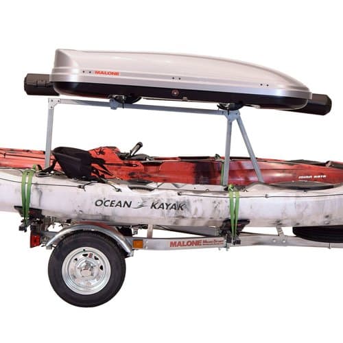 Malone MicroSport 2 Tier LowBed Trailer with 2 Mega Wings 3