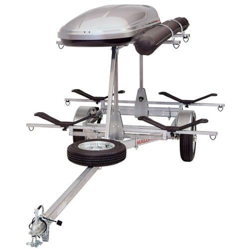 Malone MicroSport 2 Tier LowBed Trailer with 2 Mega Wings 4