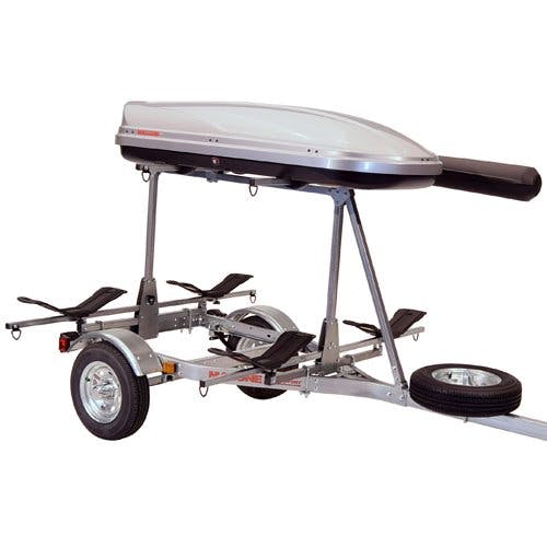Malone MicroSport 2 Tier LowBed Trailer with 2 Mega Wings 5