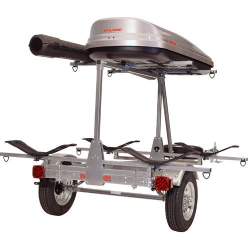 Malone MicroSport 2 Tier LowBed Trailer with 2 Mega Wings 6