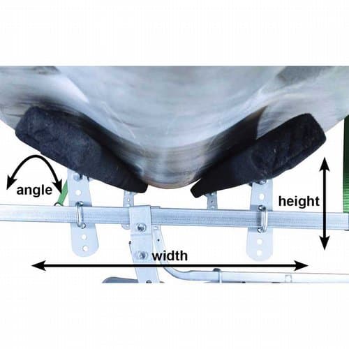 Malone MicroSport Trailer Large Kayak Bunk Kit for 1 Kayak 3