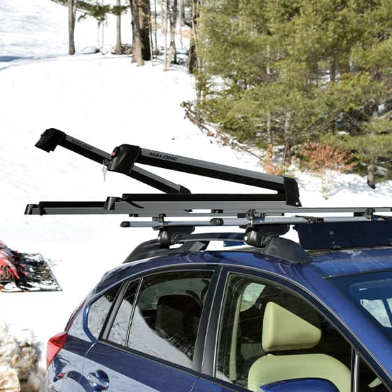 Malone FallLine Sliding 5 Pair Ski, 4 Snowboard Roof Rack 5