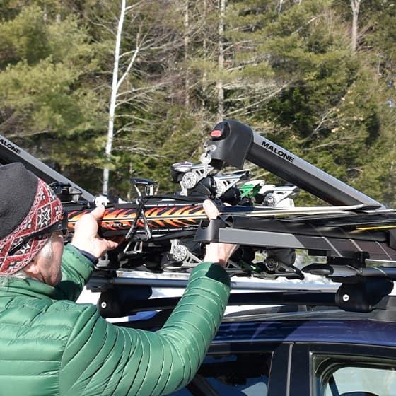 Malone FallLine Sliding 5 Pair Ski, 4 Snowboard Roof Rack 6