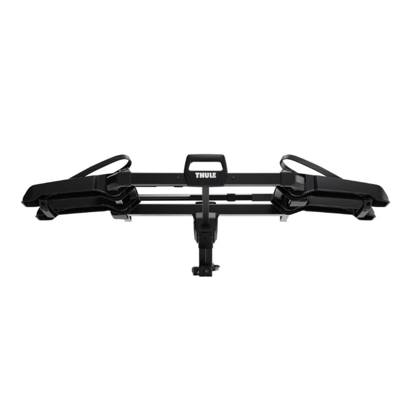 Front profile view of Thule OutPace with arms folded down on white background
