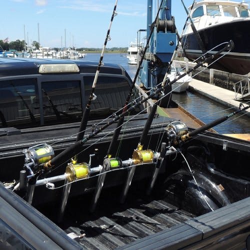 Portarod Offshore 5 Fishing Rod Truck Bed Rack