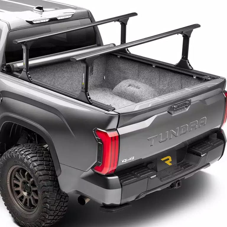 TruXedo Pro X15 TS tonneau cover and Elevate Truck Rack Open Tonneau Cover