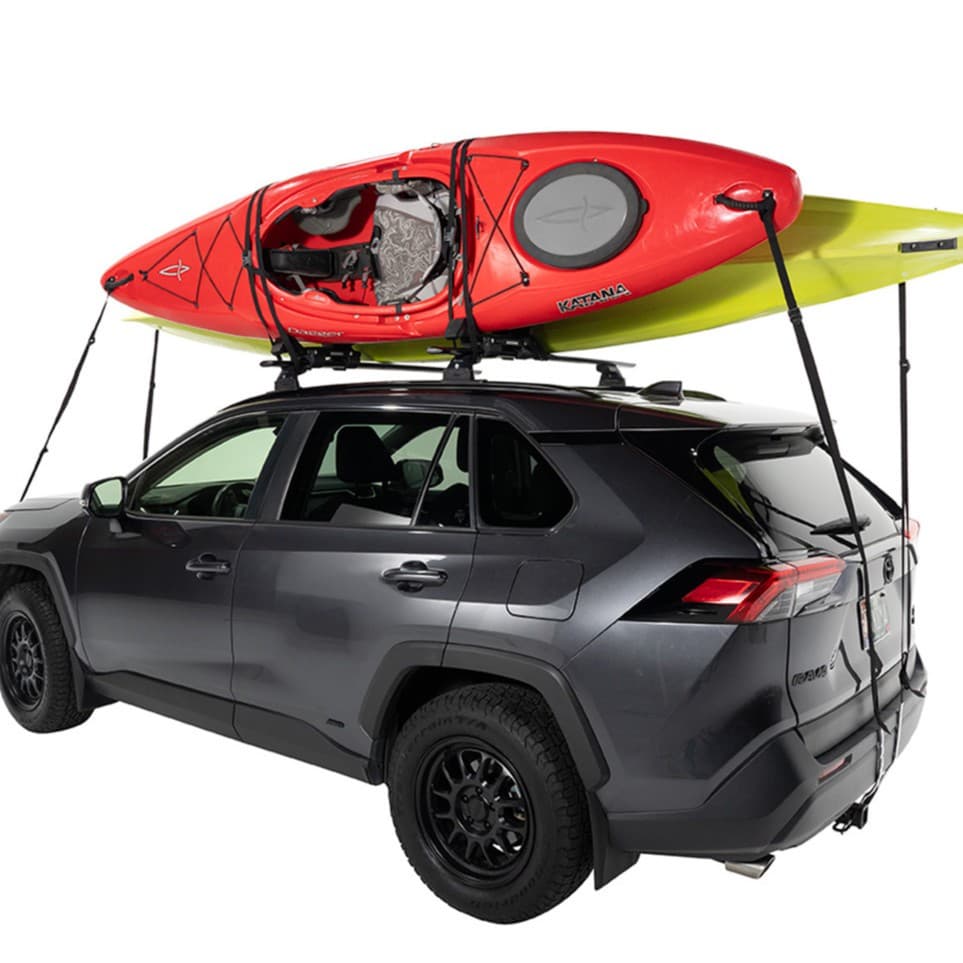 Yakima JayLow two boats loaded