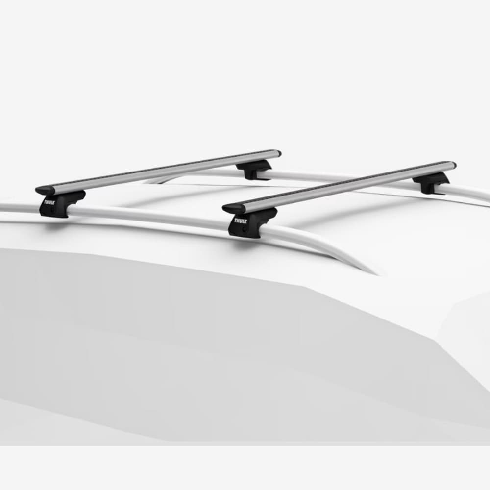 Thule Evo Raised Rail Roof Rack Silver