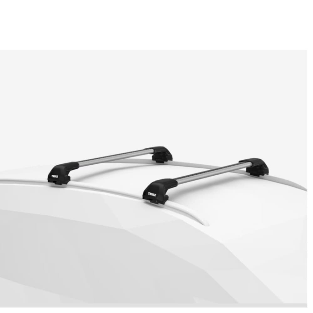 Thule Edge Flush Rail Complete Roof Rack Silver bars