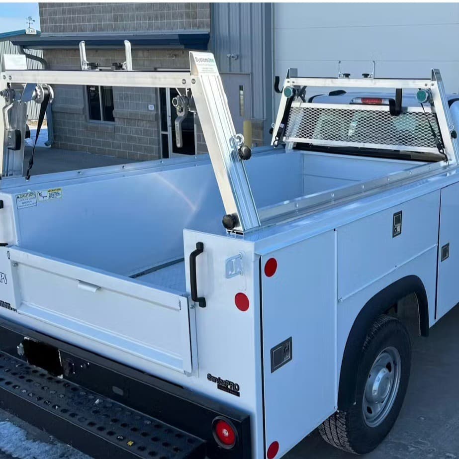System One Service Body Utility Rig installed on service body truck