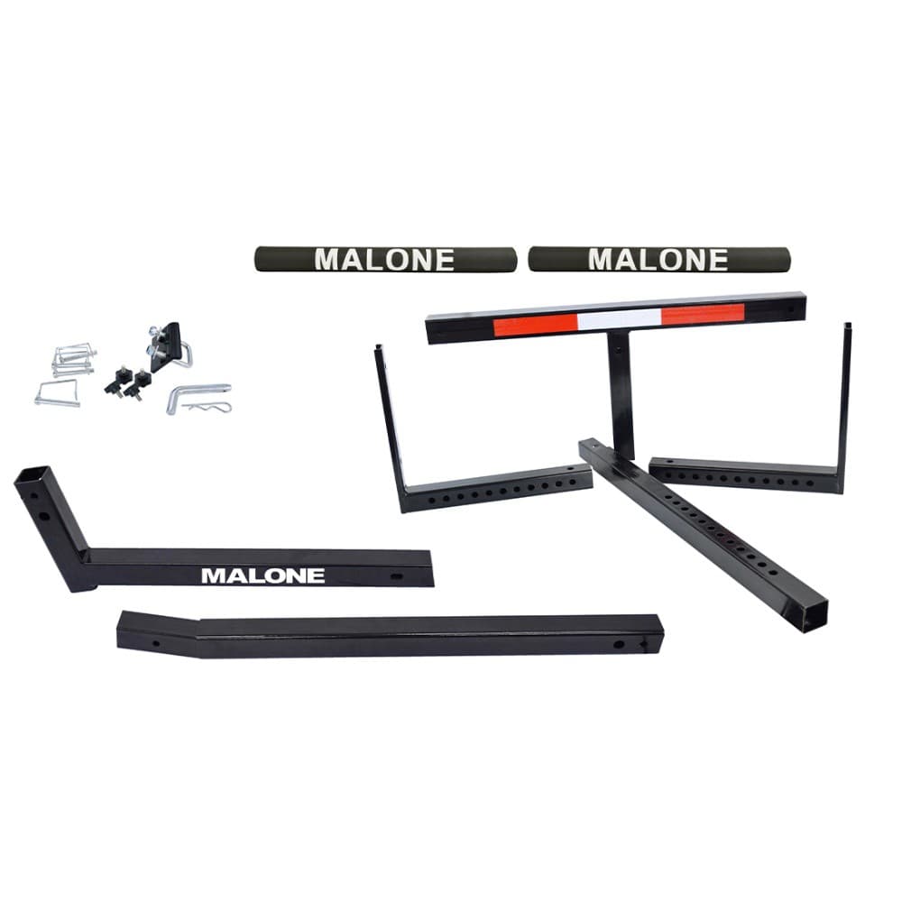 Malone Axis Truck Bed Extender components on white background