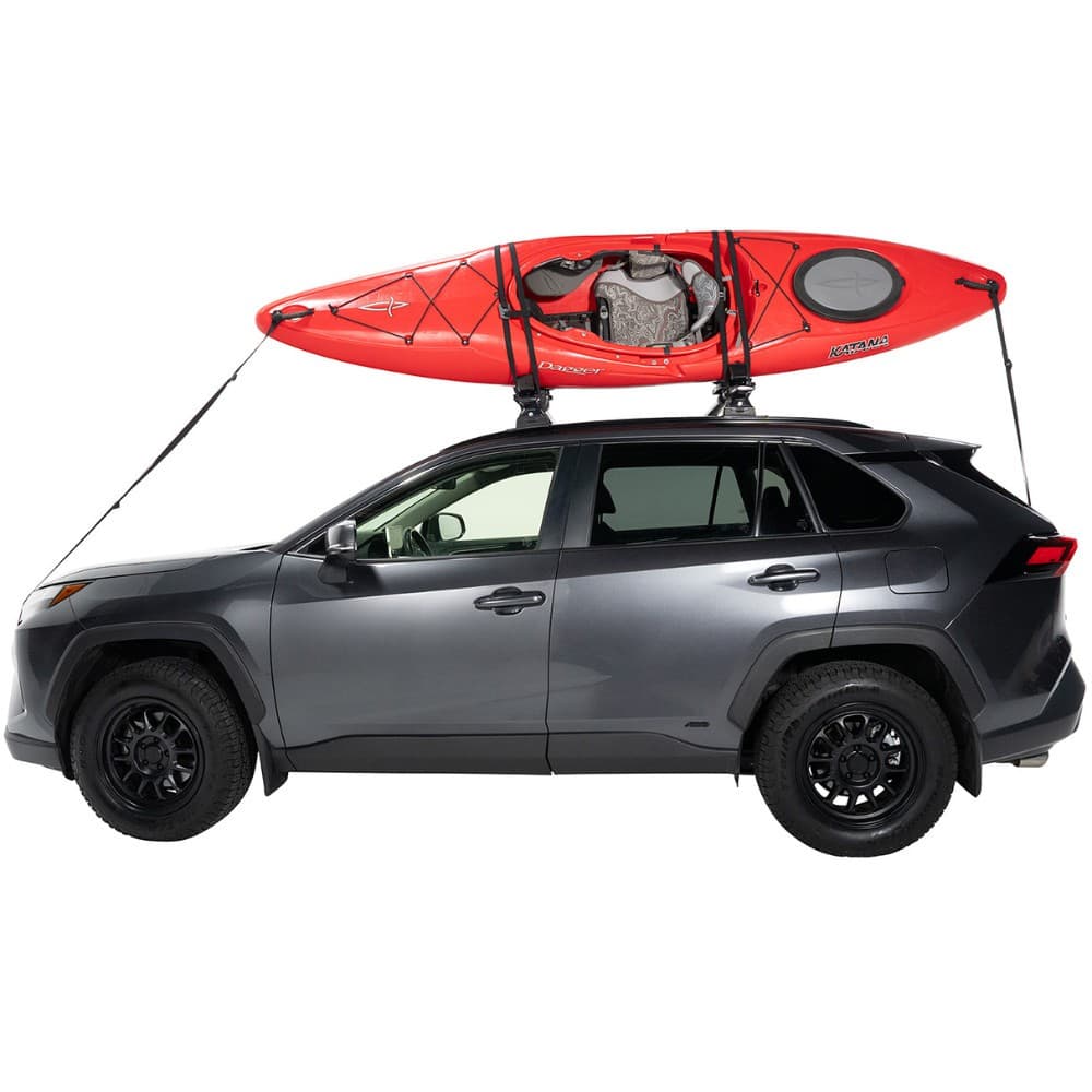 Yakima JayLow side view one boat loaded