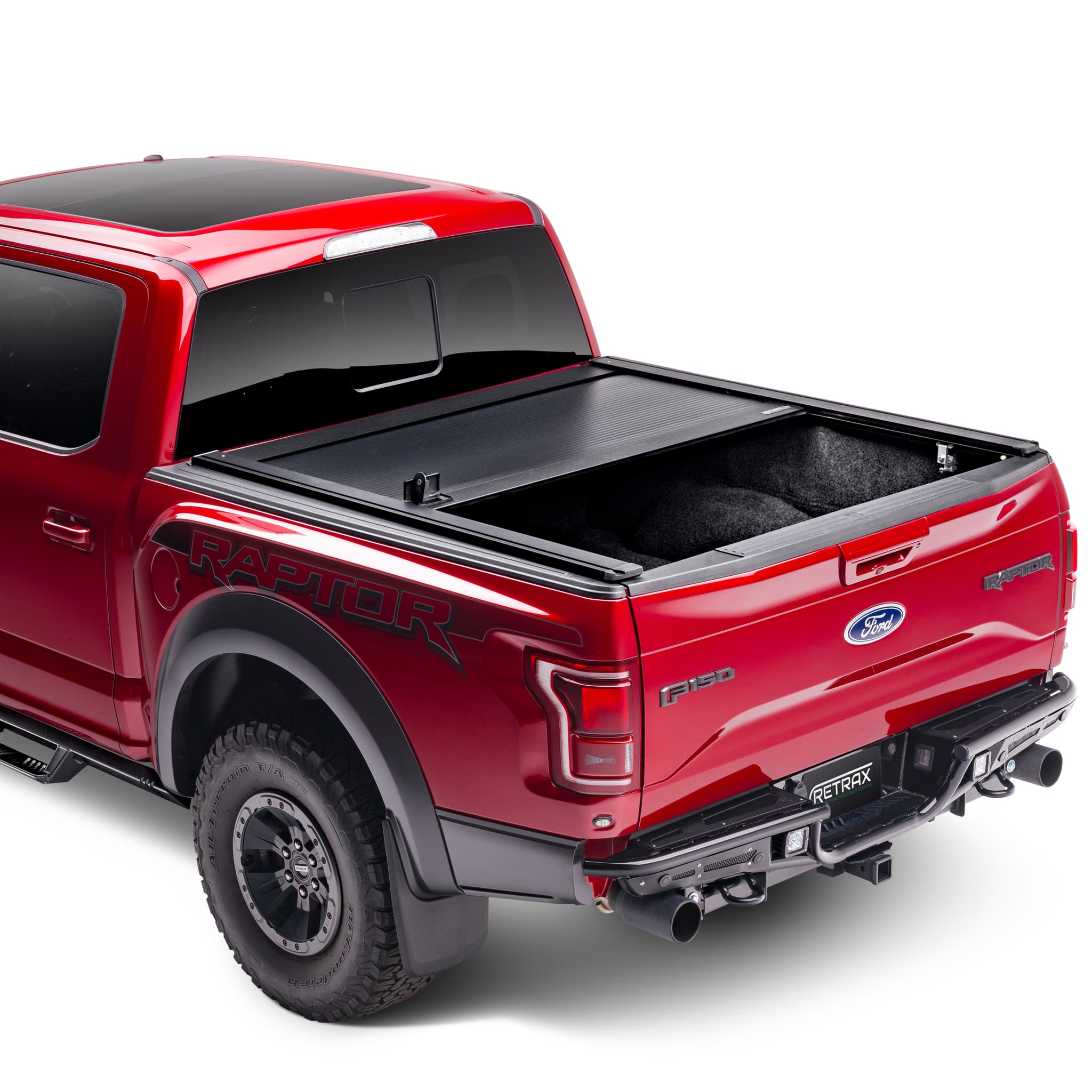 RetraxOne XR Tonneau Cover half opened