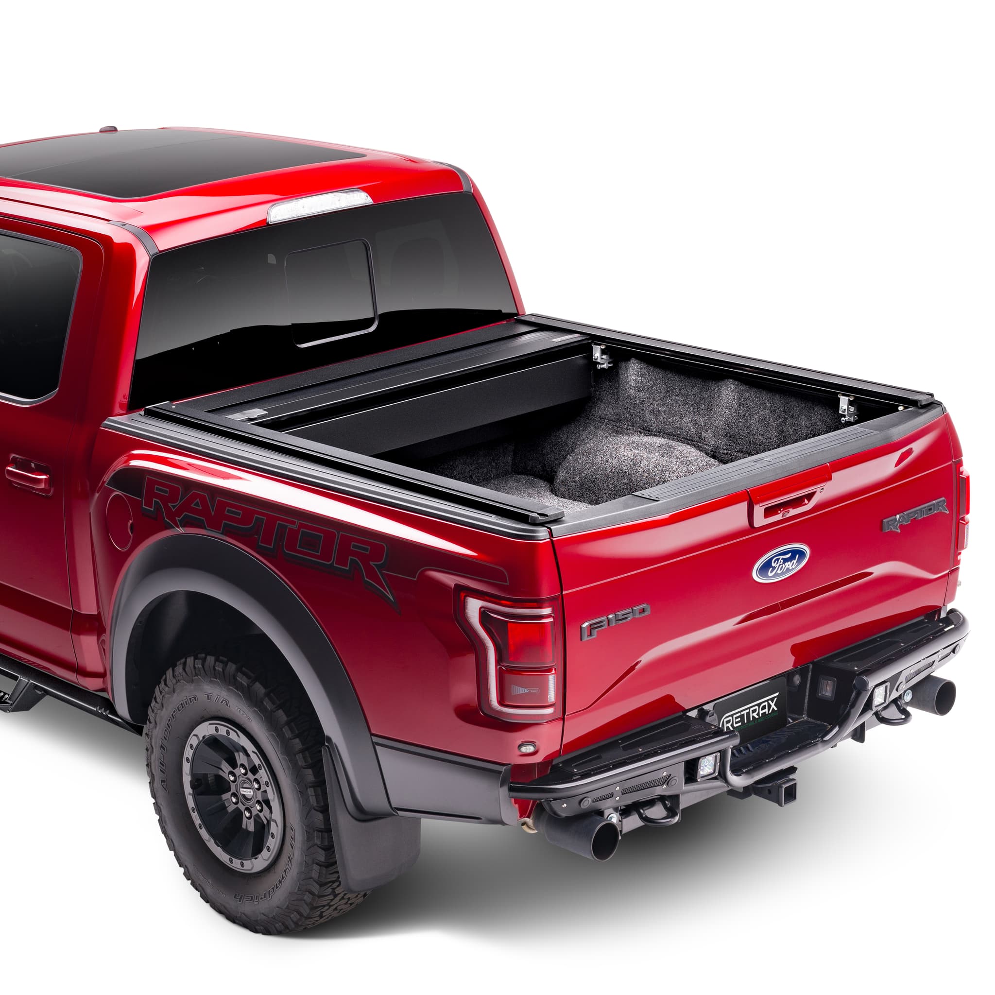 RetraxOne XR Tonneau Cover opened all the way