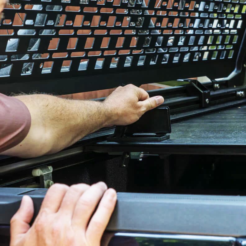 IBEX Tonneau Cover Adapter Kit Mounted on Retrax XR Cover