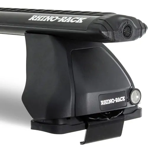 Rhino-Rack Vortex 2500 Black Car Roof Rack System for Naked Roofs