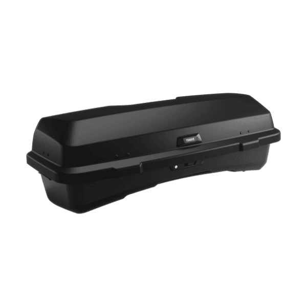 Thule Santu Cargo hitch carrier on white back drop