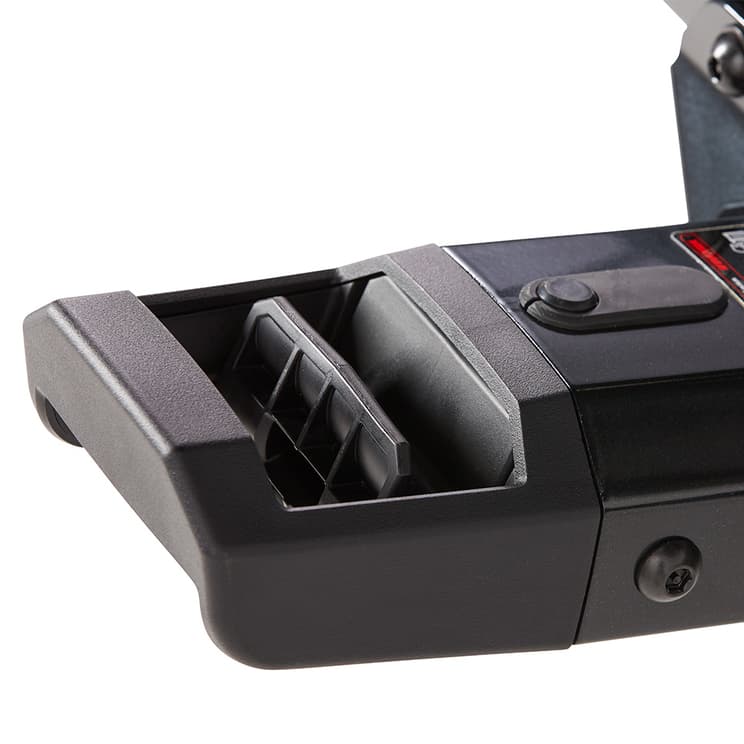 Close-up of tilting foot lever on StageTwo