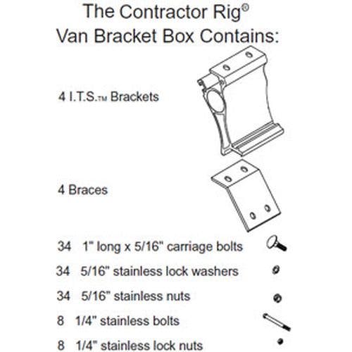 System One Contractor Rig Leg Bracket Kit vbkc 2