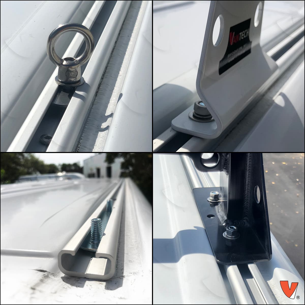 Vantech R30 Tracks and Roof Racks installed