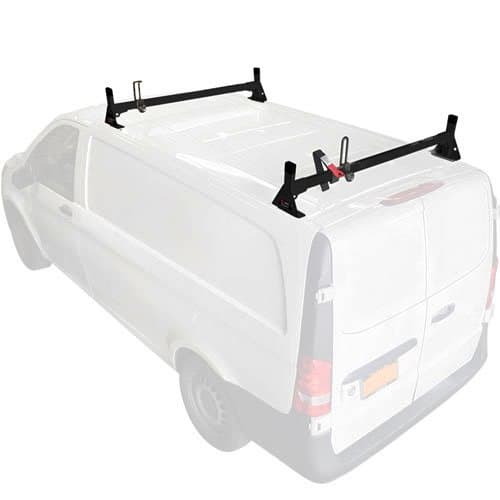 Vantech Mercedes Metris 2016+ - 2 Bar Steel Ladder Racks H1392