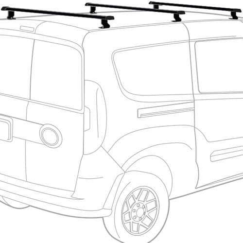 Vantech Ram ProMaster City 2015+ - 3 Bar Aluminum Ladder Racks J1547