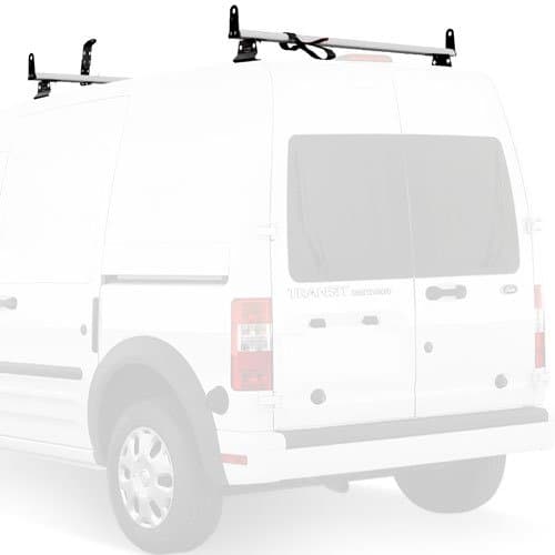 Vantech Ford Transit Connect 2008-2013 - 2 Bar Aluminum Ladder Rack w/Side Stops J2050