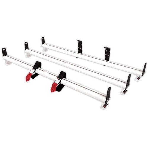 Vantech Ford Transit Connect 2014+ - 3 Bar Aluminum Ladder Rack w/Side Stops J2203 4