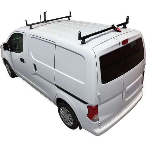 Vantech Nissan NV200 2013+ - 2 Bar Aluminum Ladder Rack w/Side Stops J2510 2