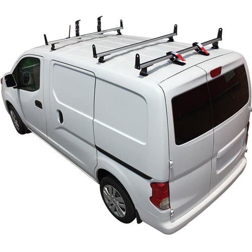 Vantech Nissan NV200 2013+ - 3 Bar Aluminum Ladder Rack w/Side Stops J2520