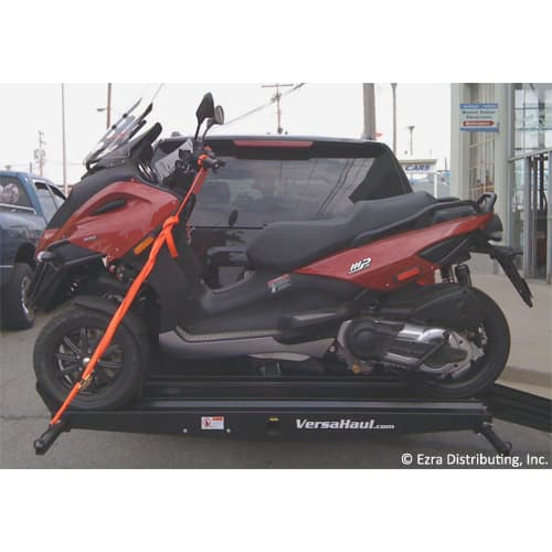 versahaul vh-mp3 piaggio 3 ramp carrier with scooter behind car