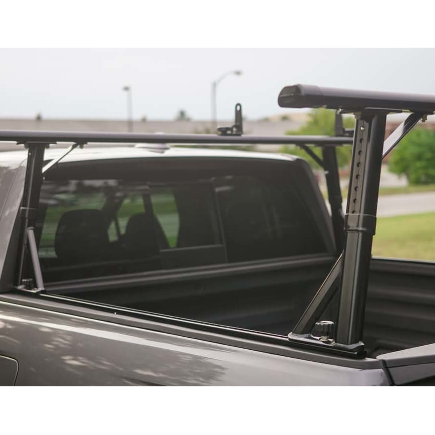 Vantech Honda Ridgeline 2017+ Aluminum Truck Rack P3319 Black