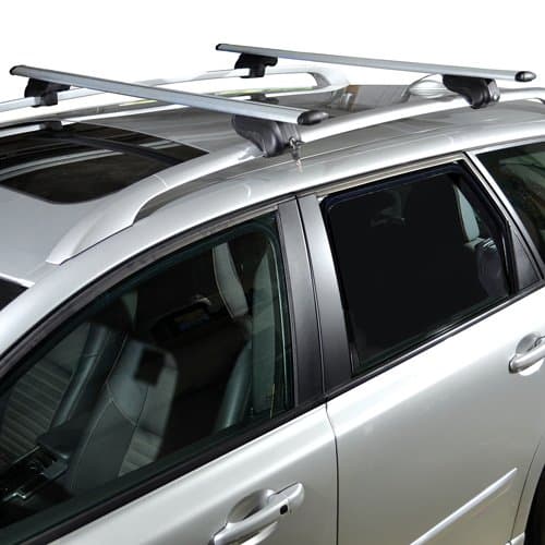 Malone AirFlow2 Raised Rail Roof Rack 50 Inch / Silver
