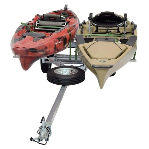 Malone MicroSport LowBed Kayak Trailer, 2 Bunk Set Package Default Title